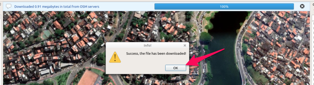 Finalização Processamento OSMDownloader