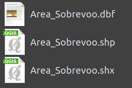 Extensões do Shapefile
