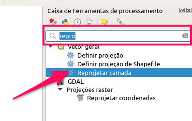 QGIS - Caixa de Ferramentas