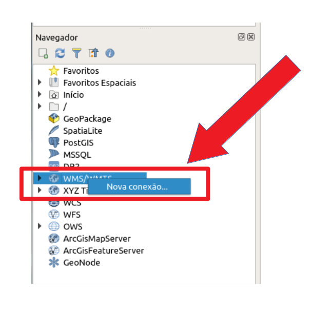 QGIS - Painel Navegador